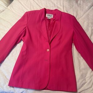 Adolfo Women's Vibrant Pink Suit Jacket